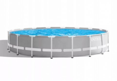 БассейнкаркасныйPRISMFRAMEPREMIUMPOOLSET610х132смINTEX