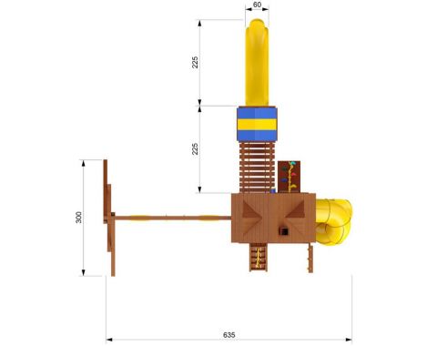ДетскийигровойкомплексФорт5FT53